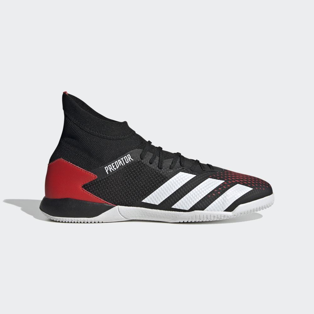 Adidas Men's Predator 20.3 Indoor Football Shoes Black/White/Red Ireland EF2209